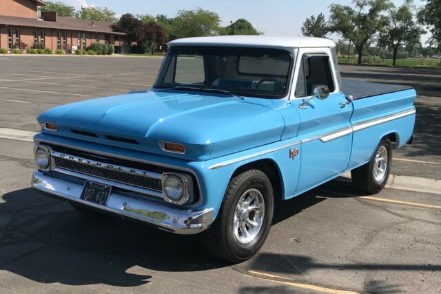 1966 Chevy C10 Shortbed Fleetside 283 V8 Manual 3 Speed with Overdrive 1966 Chevrolet C-10 Custom