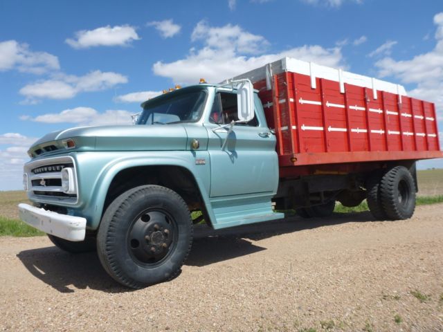 1966 CHEVY C60 FARM TRUCK CAR HAULER PROJECT PARTS V8 RAT ROD 1964 65 ORIGINAL! 1966 Chevrolet Other Pickups C60