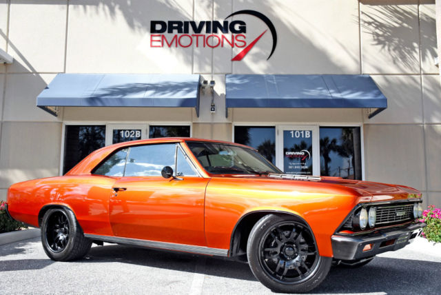 1966 CHEVY CHEVELLE RESTO MOD! CUSTOM PAINT! BIG BLOCK 502 MOTOR! 6-SPEED! TVs!! 1966 Chevrolet Chevelle Resto Mod