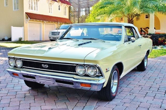1966 Chevrolet Chevelle SS Convertible, 396 V8, Power Steering, Brakes, & - photo 8