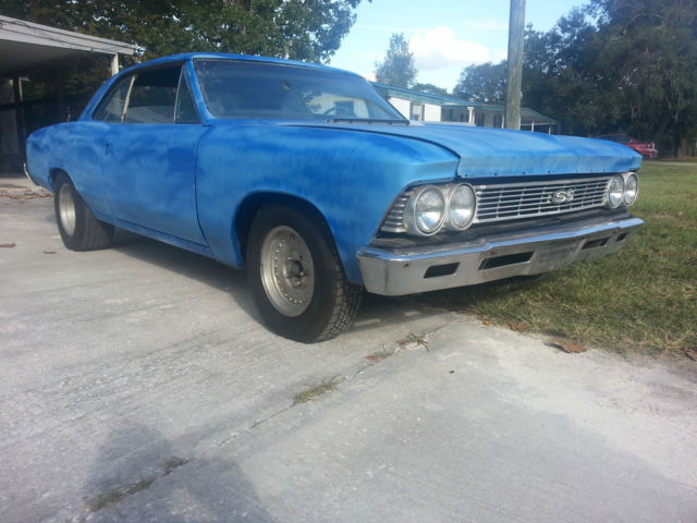 1966 CHEVY CHEVELLE SS CLONE 454 AUTO RUNNING DRIVING PROJECT BBC WELD WHEELS 1966 Chevrolet Chevelle