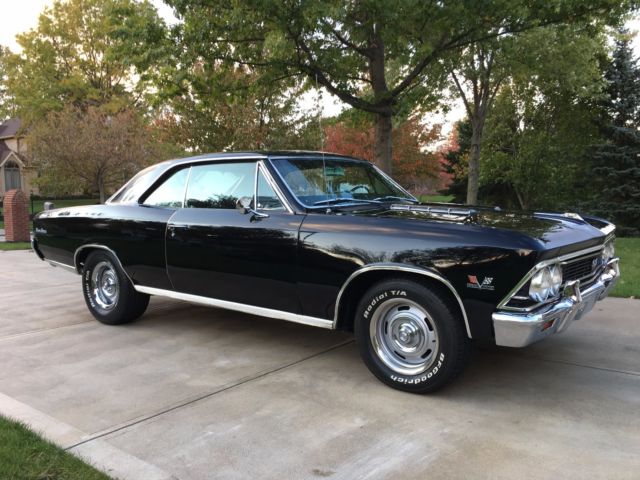 1966 Chevy Chevelle SS * True 138 VIN SS! 396 /4 Speed * BLACK! STRAIGHT! 1966 Chevrolet Chevelle SS