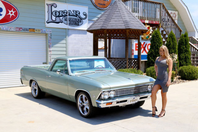 1966 Chevy El Camino Frame Off Resto 400 Small Block Vintage AC PDB PS 1966 Chevrolet El Camino