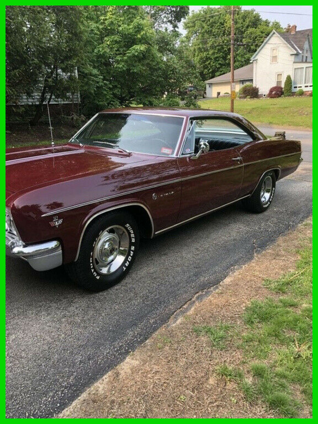 1966 Chevy Impala Classic 327 V8 37,300 MI Matching Numbers, One Owner-50 Years 1966 Chevrolet Impala