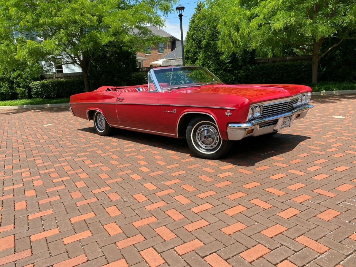 1966 CHEVY IMPALA CONVERTIBLE VERY ORIGINAL RUST FREE EXAMPLE TONS OF RECEIPTS 1966 Chevrolet Impala