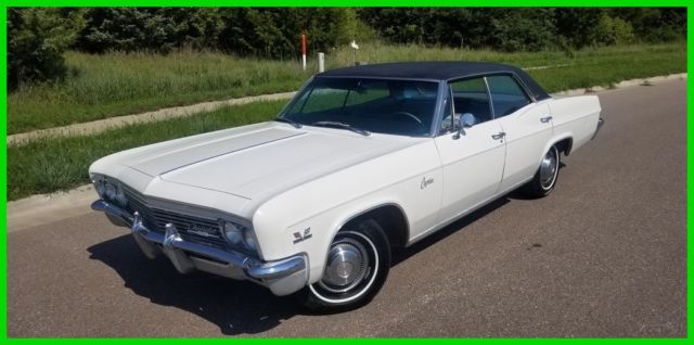 1966 Chevyrolet Caprice Sedan with only 60k miles NO RESERVE drives great 1966 Chevrolet Caprice