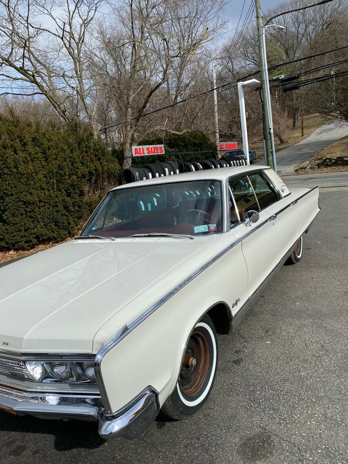 1966 Chrysler New Yorker Sedan White FWD Automatic 1966 Chrysler New Yorker