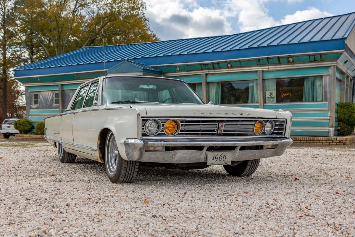 1966 Chrysler Newport Sedan White RWD Automatic 1966 Chrysler Newport