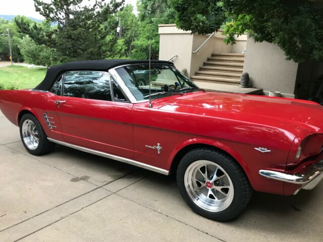 1966 Convertible Mustang w/ Pony Interior 1966 Ford Mustang Convertible with Pony Interior
