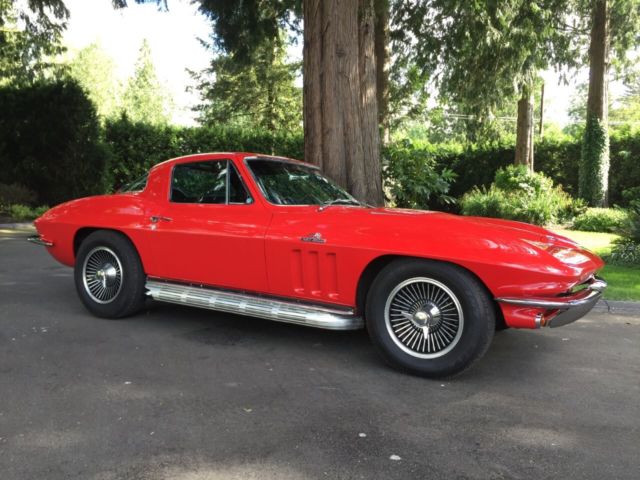 1966 CORVETTE 427 425 HP 4 SPEED RARE VERY ORIGINAL STINGRAY STING RAY BB 4SPD 1966 Chevrolet Corvette 2 door hardtop