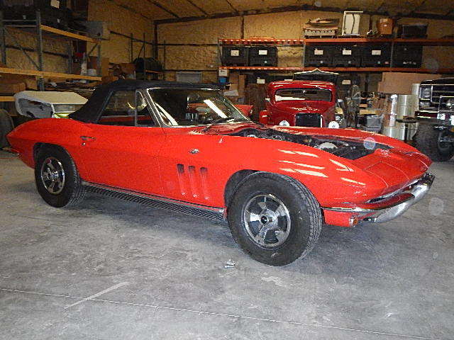 1966 CORVETTE CONVERTIBLE 327 4 SPEED PROJECT CAR FIRE DAMAGE 1967 1965 90 PICS 1966 Chevrolet Corvette Roadster