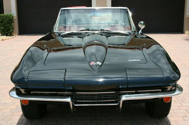 1966 Chevrolet Corvette Convertible L79 350HP Black/Red 4-Speed Side Pipes - photo 5