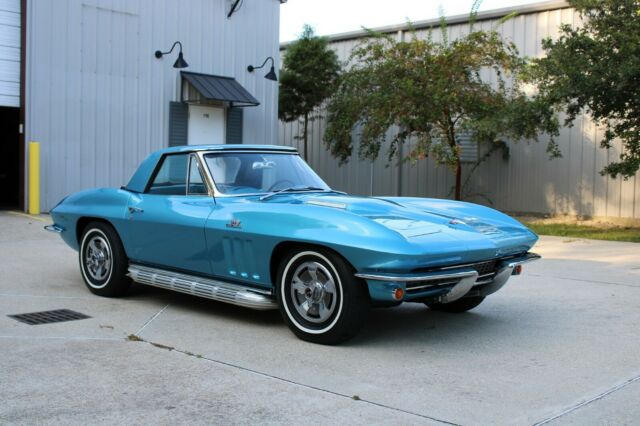 1966 Corvette convertible, 427ci/ 390hp, 4 speed, #s matching, Nassau Blue paint 1966 Chevrolet Corvette Convertible