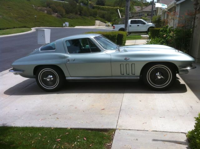 1966 Corvette Coupe Mosport Green 327/300HP Automatic, Numbers Match Calif. Car 1966 Chevrolet Corvette Base Coupe 2-Door