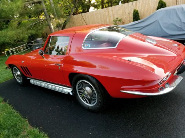 1966 Corvette Coupe with factory side pipes 1966 Chevrolet Corvette Coupe
