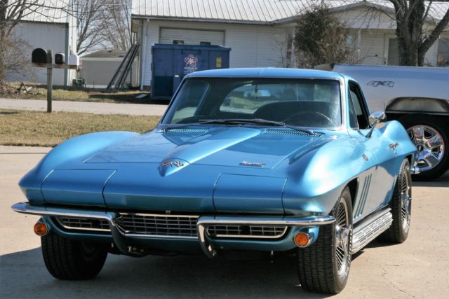 1966 CORVETTE L79 327 350HP 4 SPEED SIDE EXHAUST KNOCK OFFS NICE RESTORATION 1966 Chevrolet Corvette L79 350HP