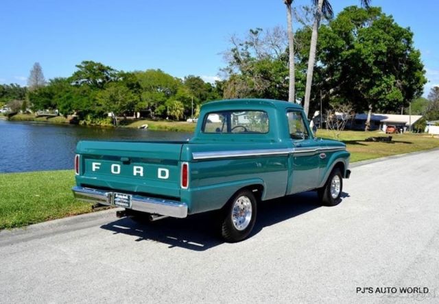 1966 Ford F-100 Custom Cab Short Bed 352 V8 code L Holly Green - photo 7