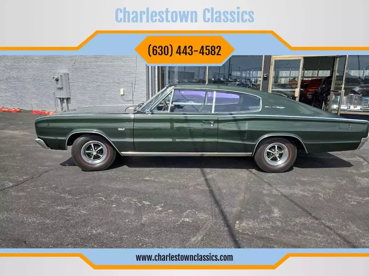 1966 Dodge Charger, Green with 1268 Miles available now! 1966 Dodge Charger