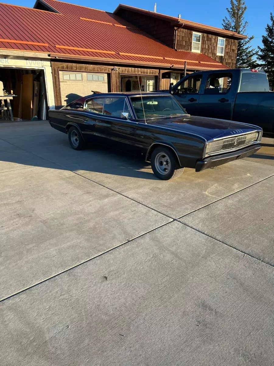1966 Dodge Charger Hatchback Purple 1966 Dodge Charger