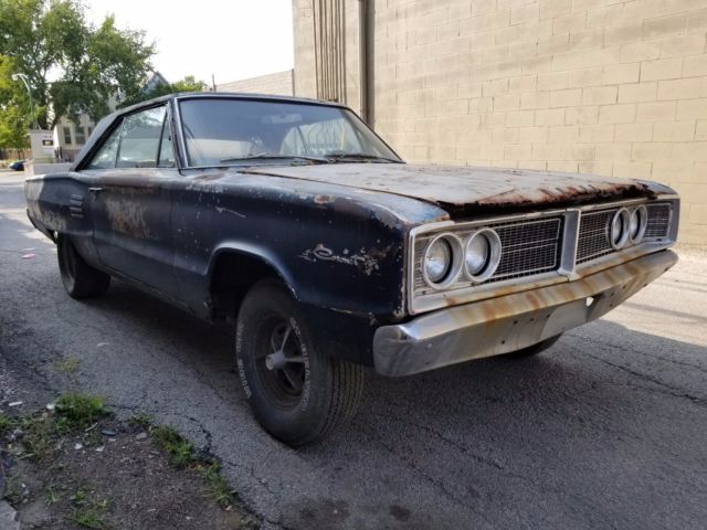 1966 DODGE CORONET 500 426 HEMI 4 SPEED PROJECT ROLLER UNRESTORED 1966 Dodge Coronet 500