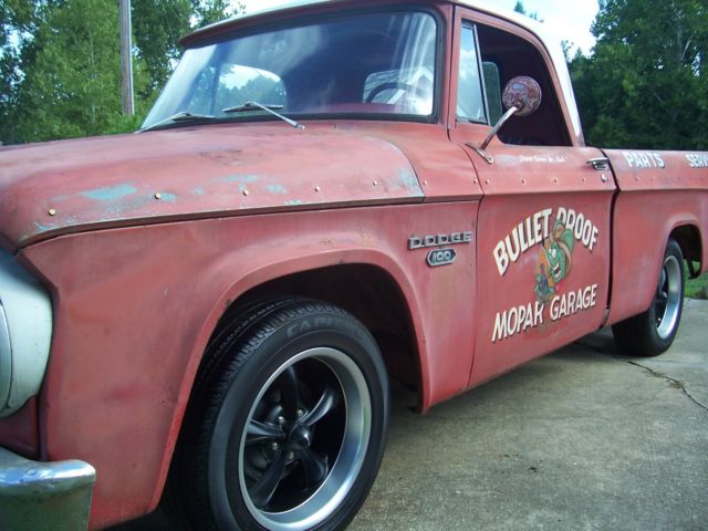 1966 DODGE D100 RAT ROD THE BULLET PROOF MOPAR GARAGE TRUCK 1966 Dodge Other Pickups