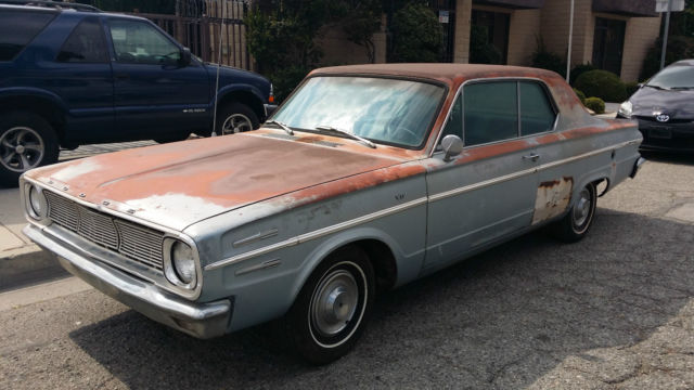 1966 DODGE DART 270 2DR HARDTOP 273 V8 1/6600 PRODUCED 55K ORIGINAL MILES +PARTS 1966 Dodge Dart 270