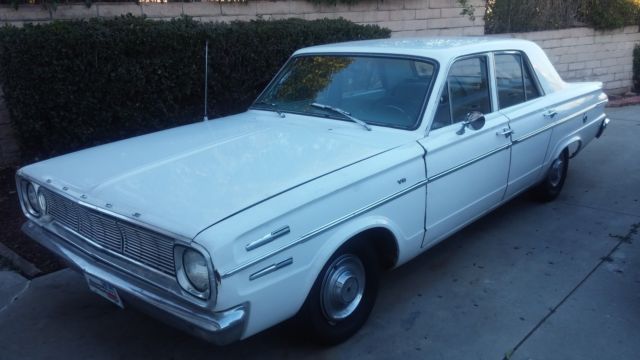 1966 Dodge Dart 270 Sedan 4-Door 4.5L 1966 Dodge Dart 270