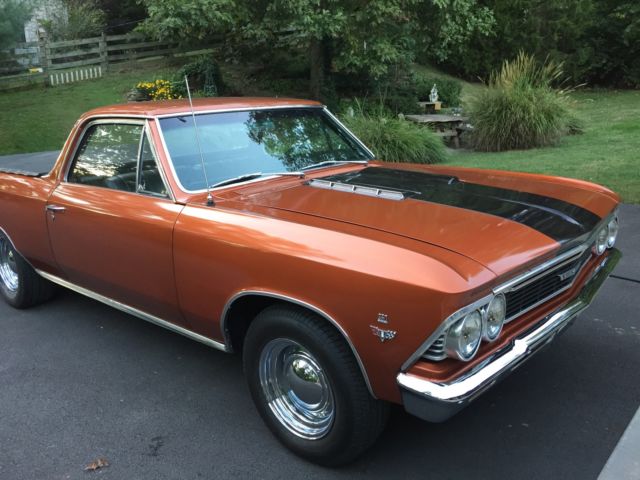 1966 El Camino (color) Mango-Tango Excellent Condition Tennessee Car 1966 Chevrolet El Camino