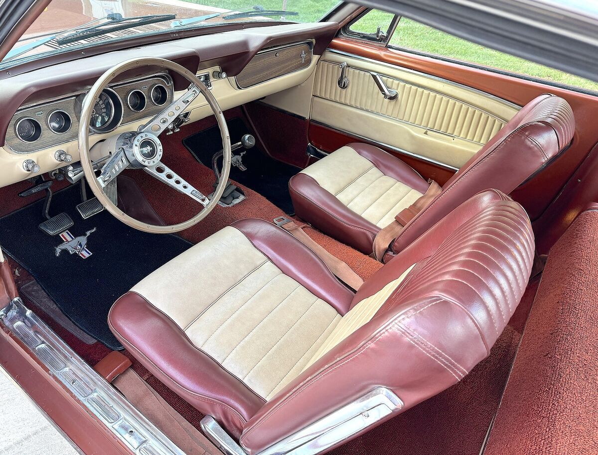 1966 FORD FASTBACK FASTBACK 289 5SPD PS DISC PONY EMBERGLO - photo 2