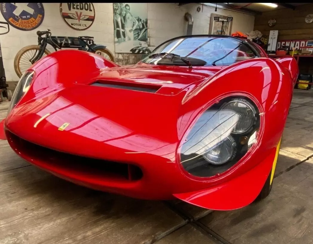 1966 Ferrari 206 SP Sportscar Red 1966 Ferrari 206 SP