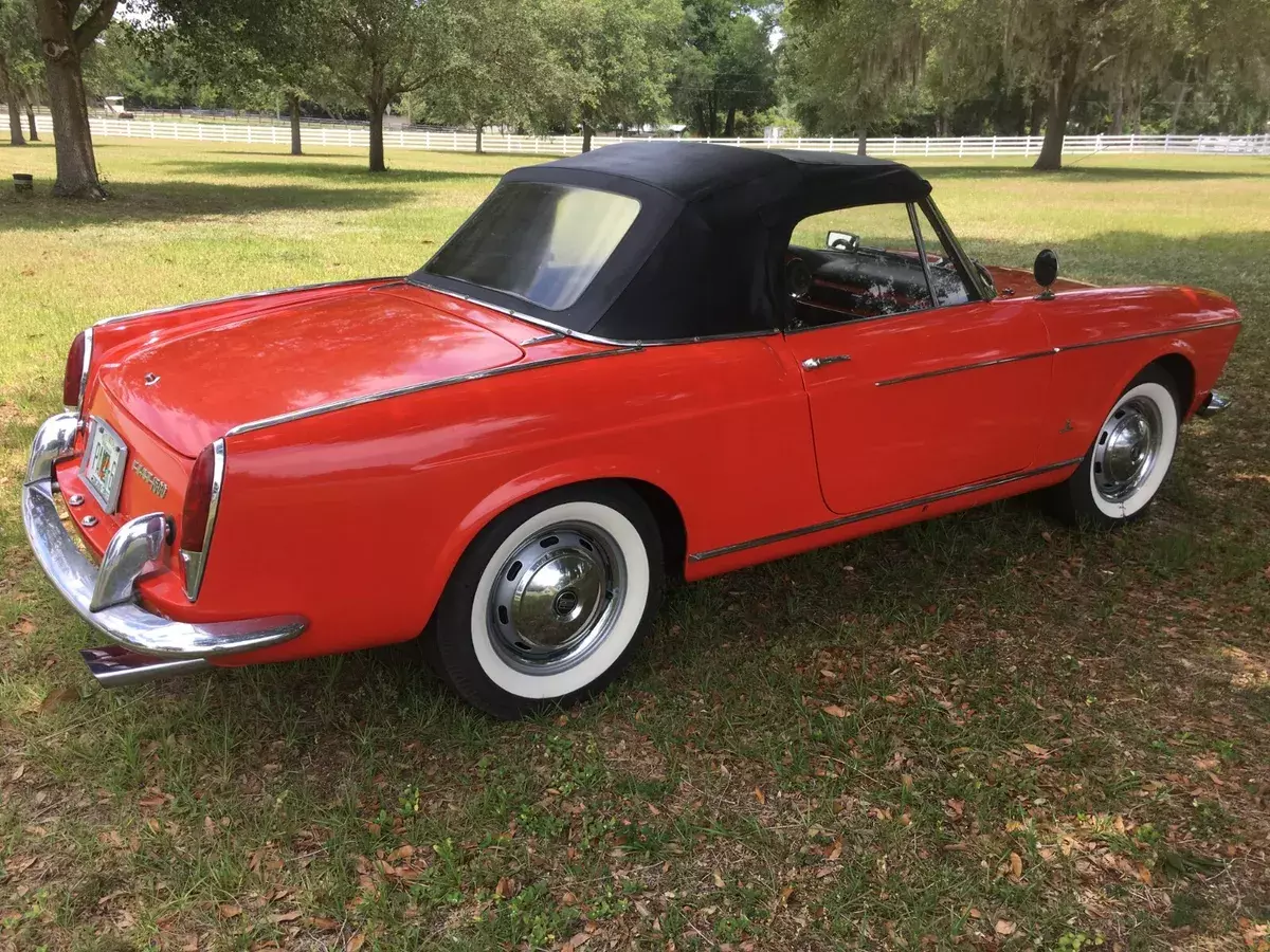 1966 FIAT 1500 cabriolet ( BLACK PLATE CALIFORNIA CAR) 1966 Fiat 1500