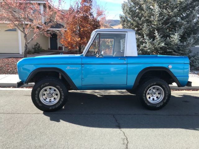 1966 Ford Bronco 4x4 Half Cab First Gen 1966 Ford Bronco