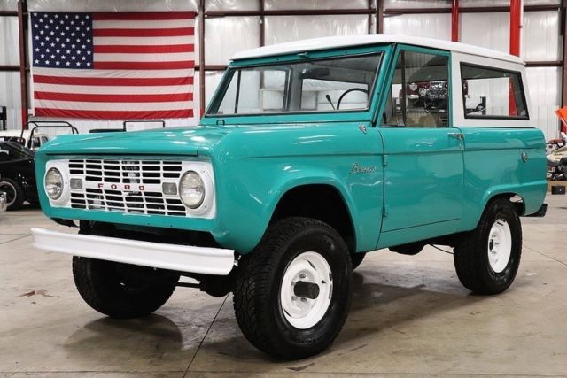 1966 Ford Bronco 51312 Miles Teal SUV 6 Cylinder 3 Speed Manual 1966 Ford Bronco --