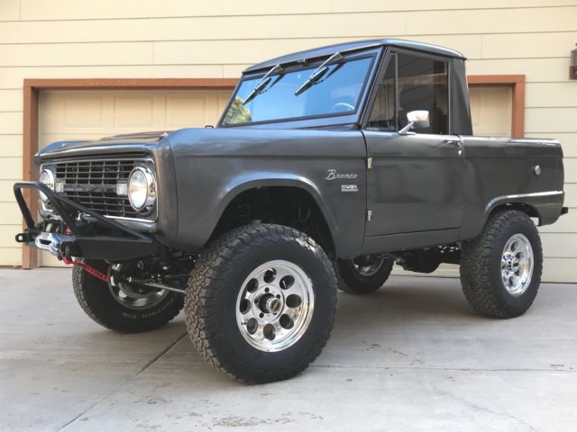 1966 Ford Bronco, Half Cab, Coyote, 6 Speed Automatic, Uncut, Frame Off Restored 1966 Ford Bronco Half Cab
