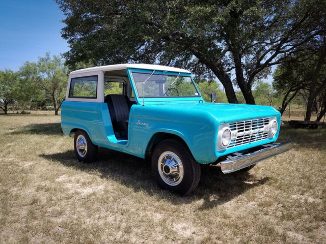 1966 Ford Bronco U13 roadster hard top 6 cylinder 3 speed 4x4 - photo 4