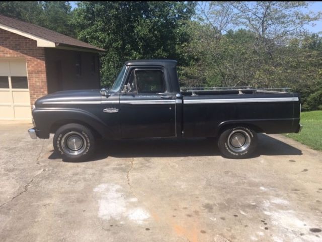 1966 Ford Custom Cab Twin High Beam Half Ton Pickup Truck 1966 Ford Other Pickups