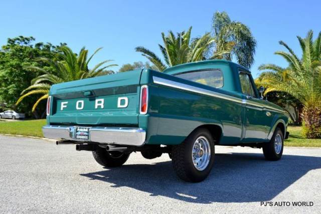 1966 Ford F-100 Custom Cab Short Bed 352 V8 code L Holly Green - photo 13