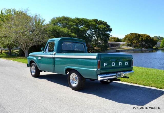 1966 Ford F-100 Custom Cab Short Bed 352 V8 code L Holly Green - photo 5