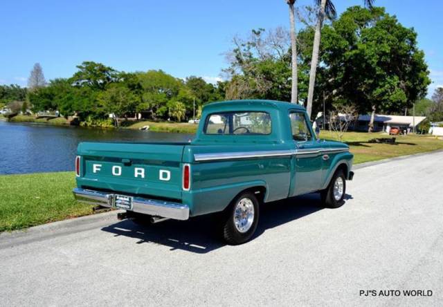 1966 Ford F-100 Custom Cab Short Bed 352 V8 code L Holly Green - photo 7