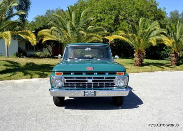 1966 Ford F-100 Custom Cab Short Bed 352 V8 code L Holly Green - photo 8