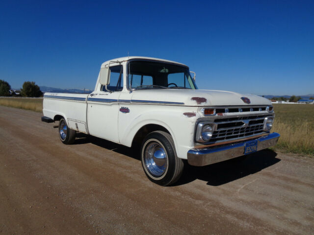 1966 Ford F-100 Custom Cab western survivor barn find patina Ranger Explorer NR 1966 Ford F-100