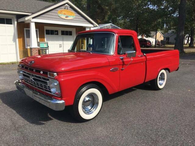 1966 Ford F-100 Restored F100 Short Bed 390 Big Block PS PB Red Automatic RWD V8 1966 Ford F-100 Restored F100 Short Bed 390 Big Block PS PB Red