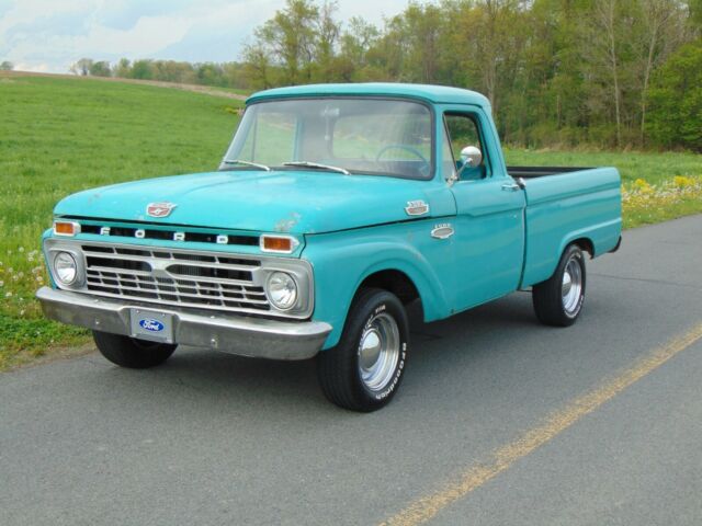 1966 Ford F-100 Short Box 6 Cylinder - 3 Speed Manual 1966 Ford F-100