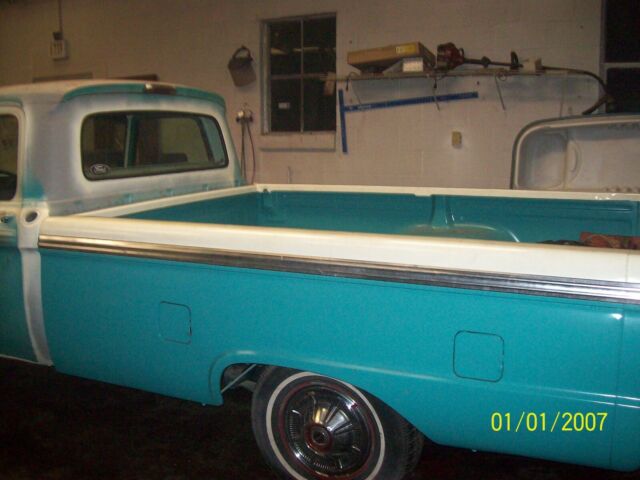 1966 ford f-100 truck Lightening 1966 Ford F-100 two tone