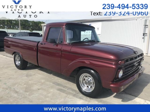 1966 Ford F-250 Reg. Cab 2WD 1 Maroon 352 4 Speed 1966 Ford F-250 Reg. Cab 2WD