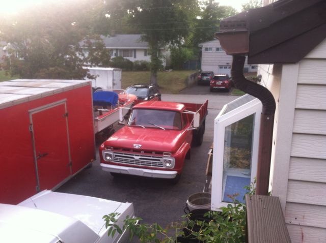 1966 Ford F-350 stake dump truck ultra rare 60k original 1966 Ford F-350