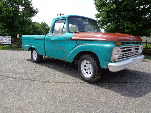 1966 Ford F-100 CUSTOM SHORT BED RUNS GOOD 351 - photo 2