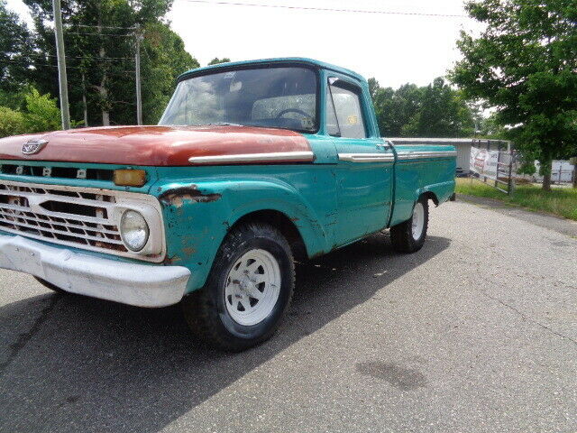 1966 Ford F-100 CUSTOM SHORT BED RUNS GOOD 351 - photo 4