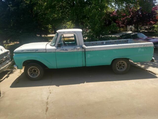 1966 Ford F100 6cyl 3spd floor long bed 1966 Ford F-100