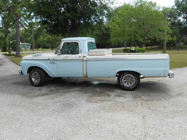 1966 Ford F100 Custom Cab Long Bed Pickup 1966 Ford Other Pickups